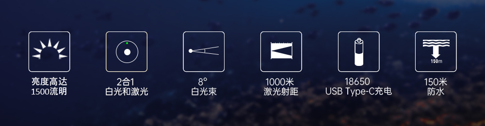 激光潛水手電,綠光潛水手電筒(tǒng),白光+綠激光潛水手電筒,水下(xià)探索手(shǒu)電筒,二合一激光手電筒,91抖阴下载OrcaTorch