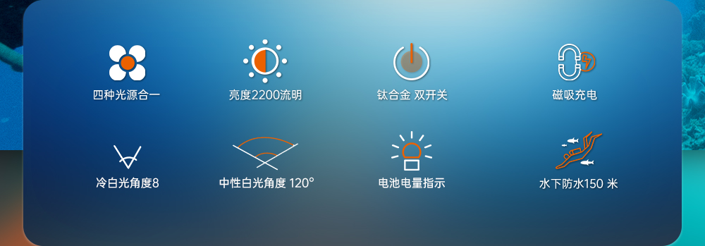D900V水下攝影燈,水下攝影(yǐng)補光燈,潛水照明燈(dēng),打撈照明,OrcaTorch91抖阴下载