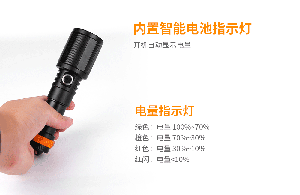 OrcaTorch91抖阴下载 D720新(xīn)款潛水手電,聚光潛水照明,超遠射程潛水手電,手持式水下照明