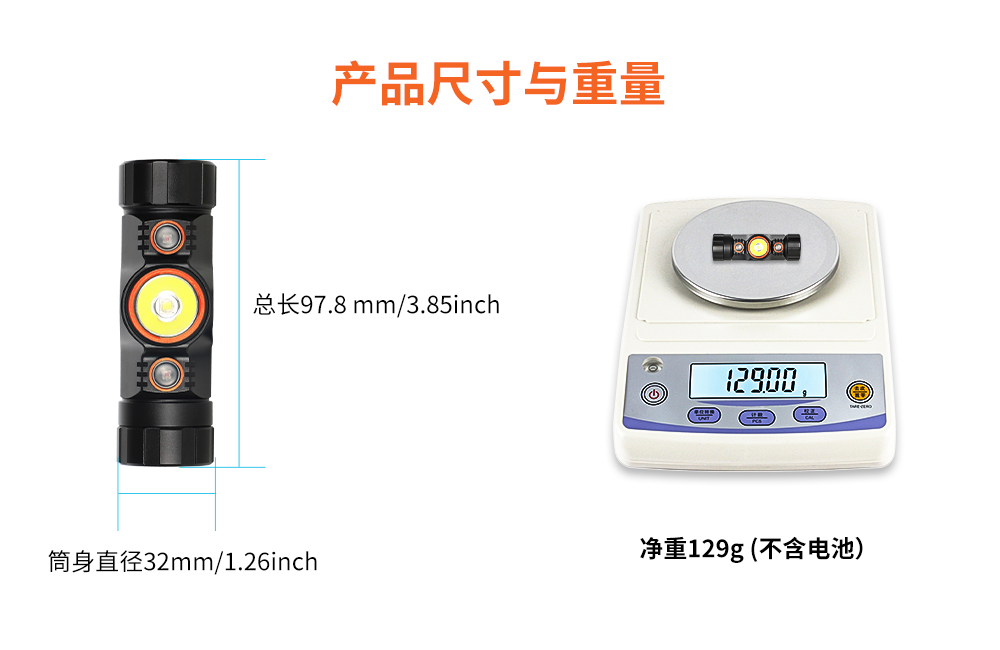 OrcaTorch91抖阴下载 Mazu TD01潛水頭燈,雙色潛水頭(tóu)燈,多功能頭燈,海(hǎi)陸空多用頭燈,消防頭燈,夜(yè)潛照明