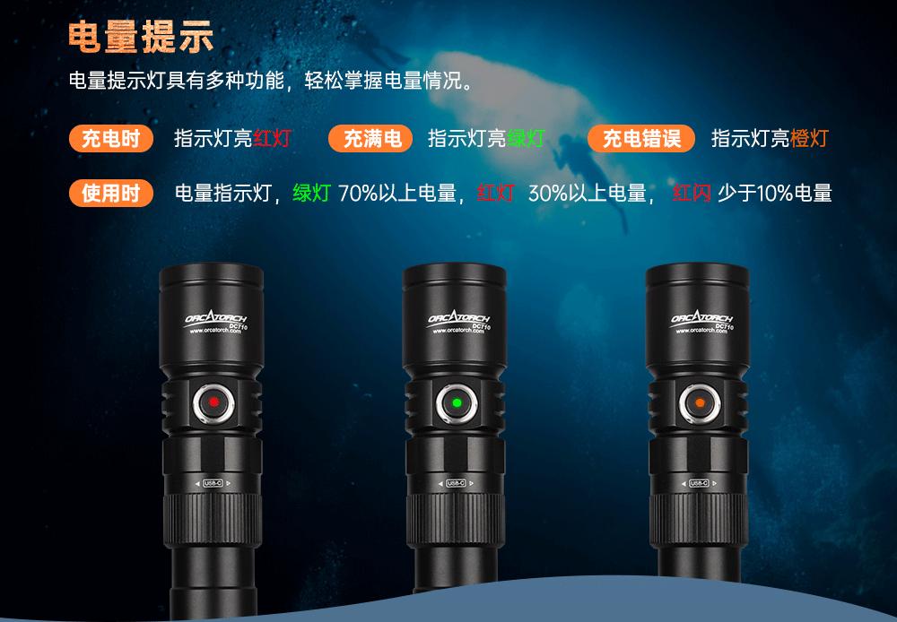 新(xīn)品(pǐn)DC710水下照明(míng),水(shuǐ)下手電筒,潛水手電筒,防水手電(diàn)筒(tǒng),OrcaTorch91抖阴下载