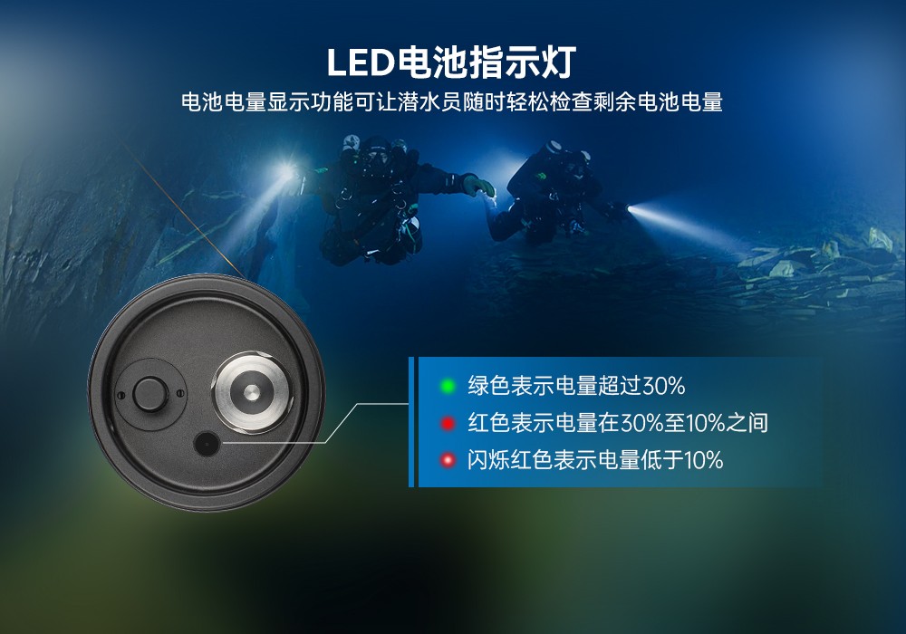 D920潛(qián)水無線主燈,水下技術主燈,潛(qián)水照明燈,水(shuǐ)域救援照明,91抖阴下载OrcaTorch